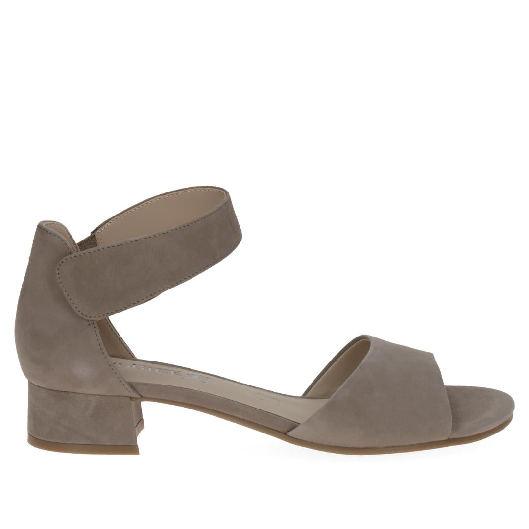 DAMES OPEN SCHOENEN-Beige suède/nubuck