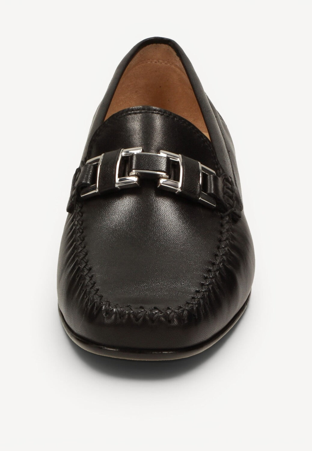 DAMES INSTAPSCHOENEN-Zwart leer