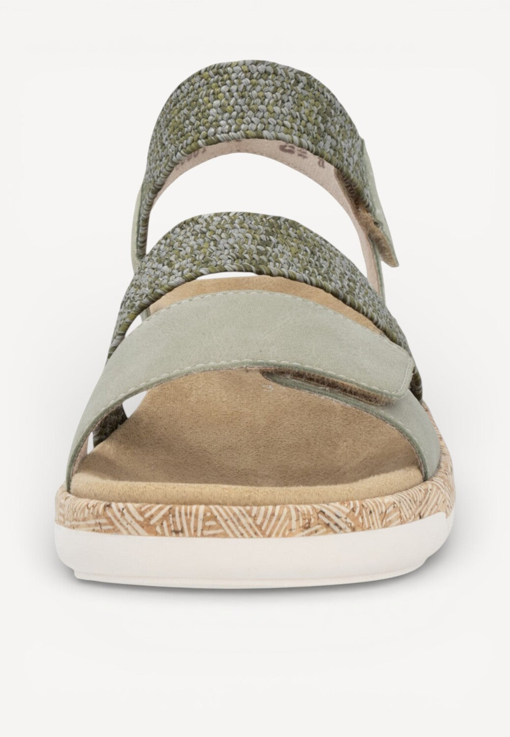 DAMES OPEN SCHOENEN-Groen suède/nubuck