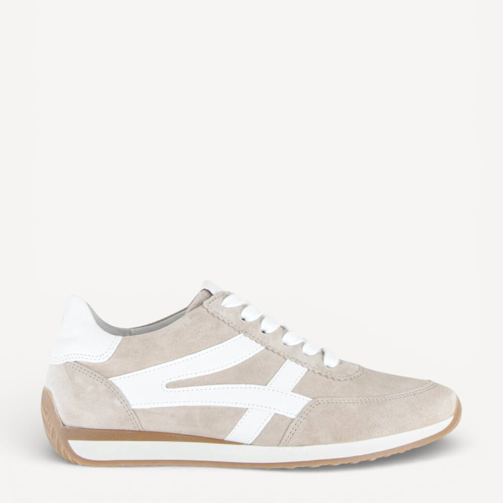 DAMES SPORTIEVE VETERSCHO-Beige suède/nubuck