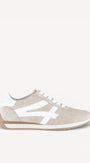 DAMES SPORTIEVE VETERSCHO-Beige suède/nubuck