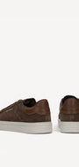 Heren veterschoenen-Bruin suède