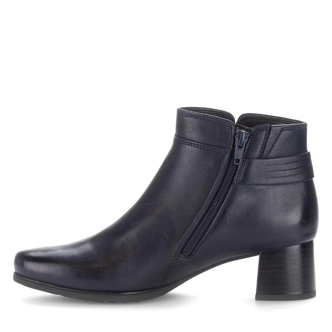 DAMES BOOTS+KORT LAARS-Blauw leer