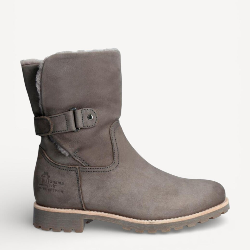 DAMES BOOTS+KORT LAARS-Grijs suède