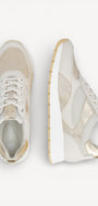 DAMES SPORTIEVE VETERSCHO-Beige leer