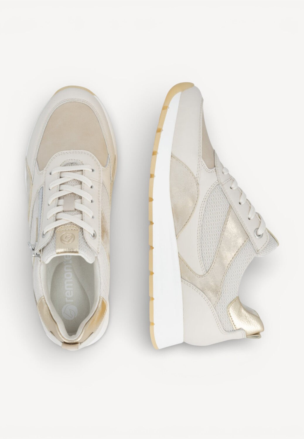 DAMES SPORTIEVE VETERSCHO-Beige leer