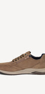 Heren veterschoenen-Bruin suède