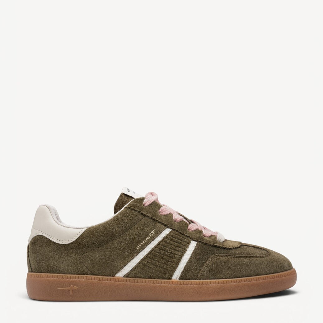 DAMES SPORTIEVE VETERSCHO-Groen suède/nubuck