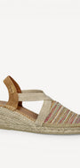 MUIL +SLINGBACK-Rood combi kleur