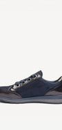 DAMES SPORTIEVE VETERSCHO-Blauw lak