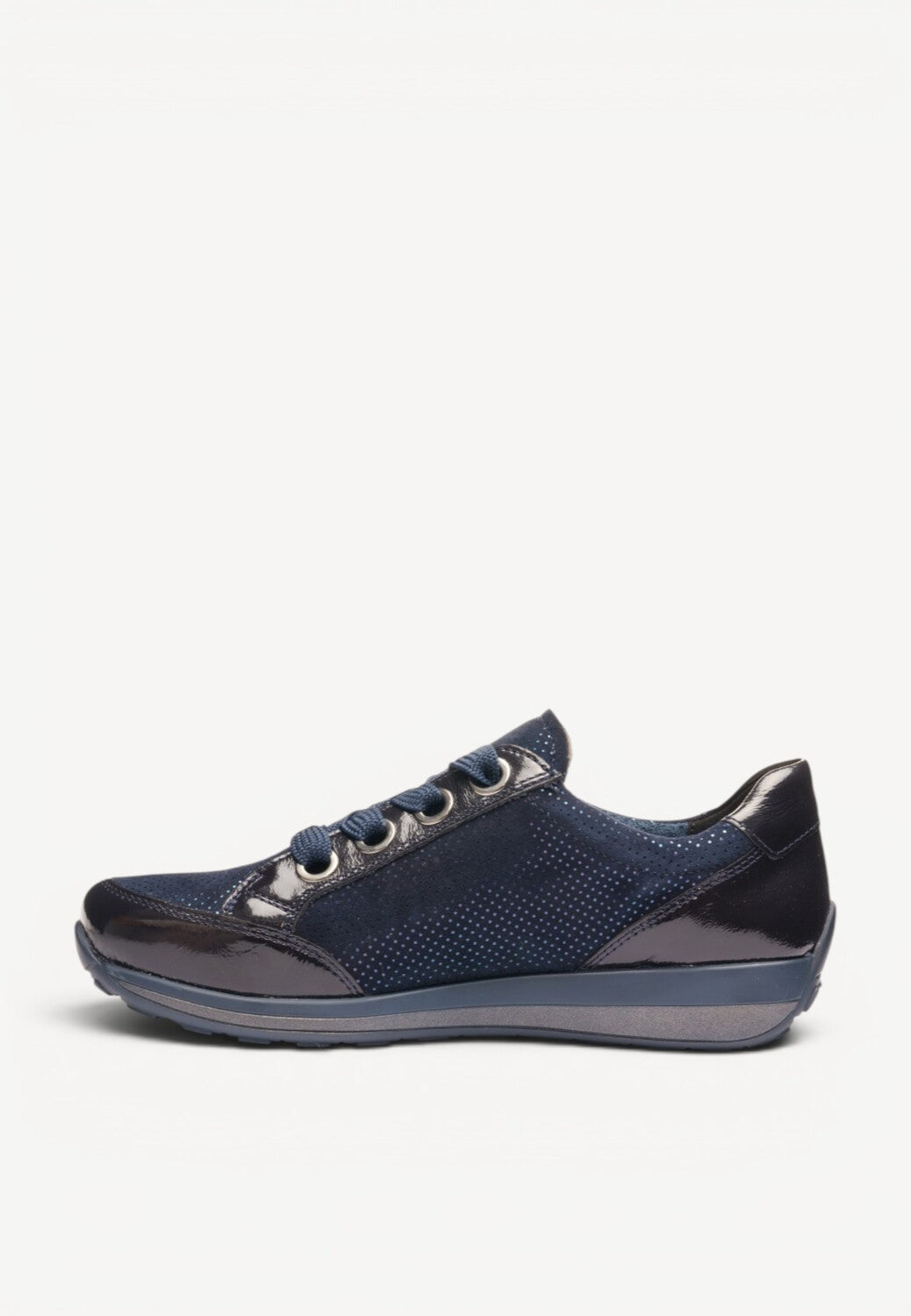 DAMES SPORTIEVE VETERSCHO-Blauw lak