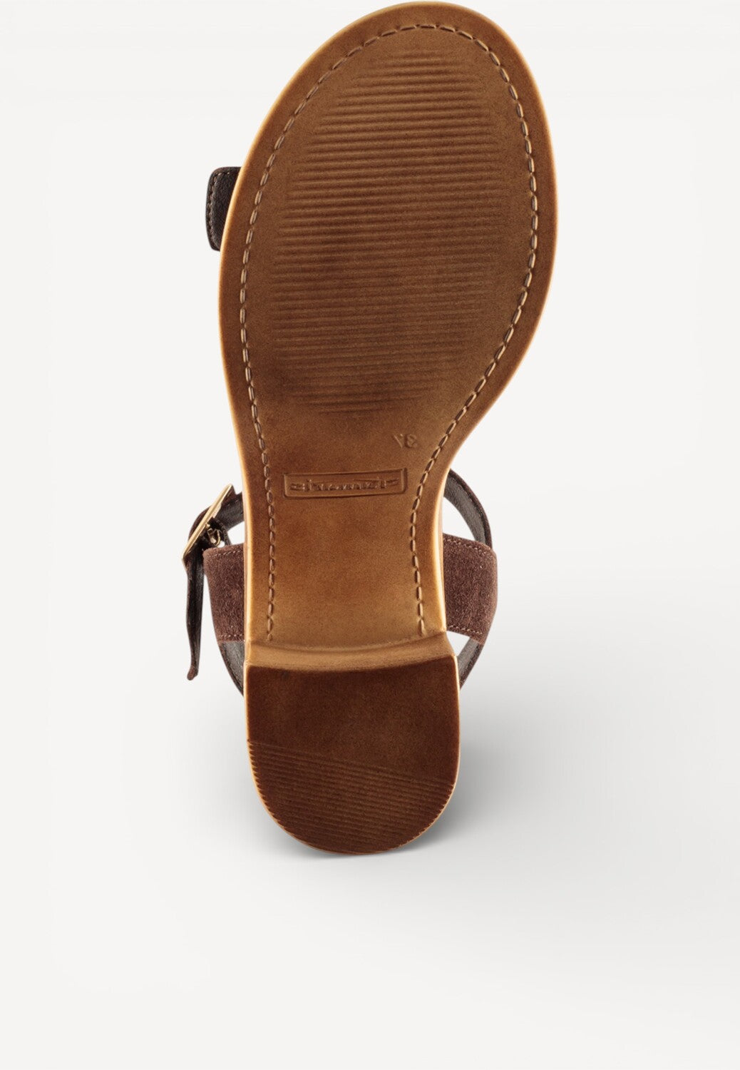 DAMES OPEN SCHOENEN-Bruin suède