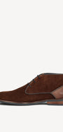 Heren boots-Bruin suède