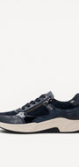 DAMES SPORTIEVE VETERSCHO-Blauw leer