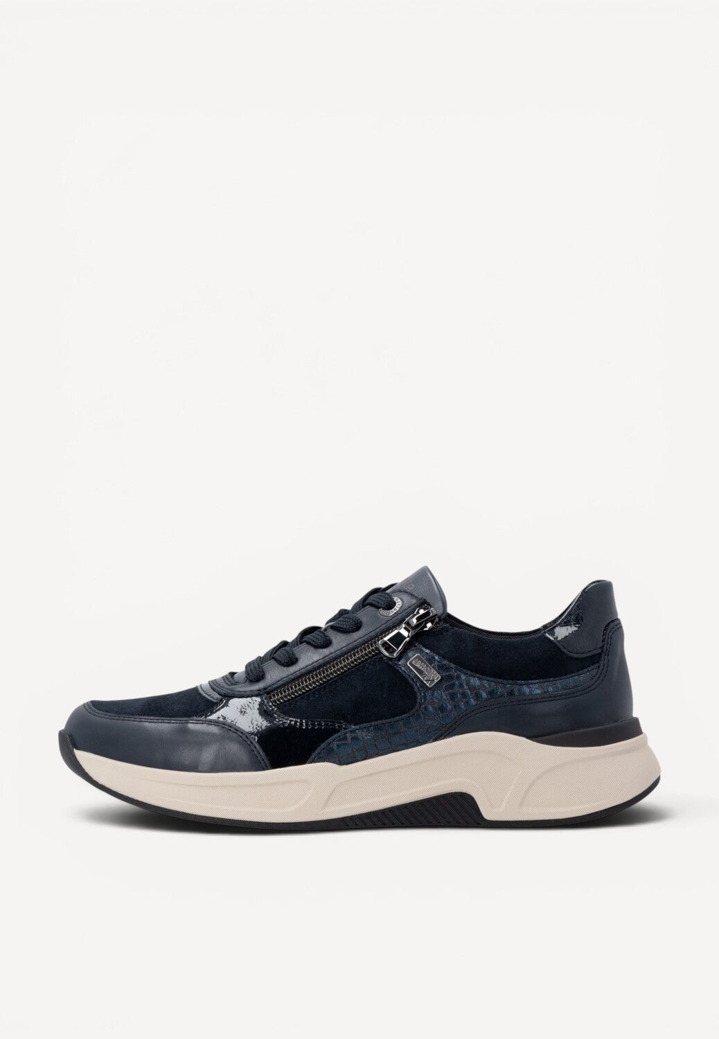 DAMES SPORTIEVE VETERSCHO-Blauw leer