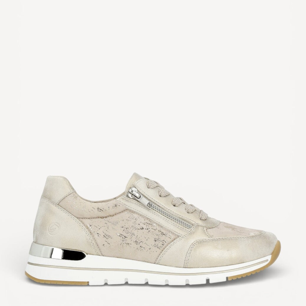 DAMES SPORTIEVE VETERSCHO-Goud leer