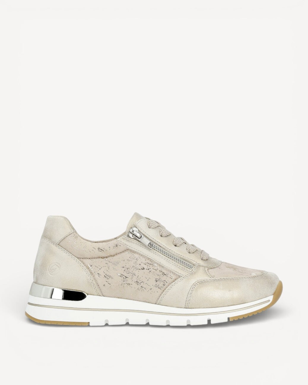 DAMES SPORTIEVE VETERSCHO-Goud leer