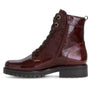 DAMES BOOTS+KORT LAARS-Rood lak