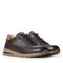 Heren veterschoenen-Bruin combi kleur