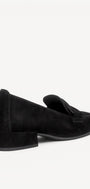 DAMES INSTAPSCHOENEN-Zwart suède