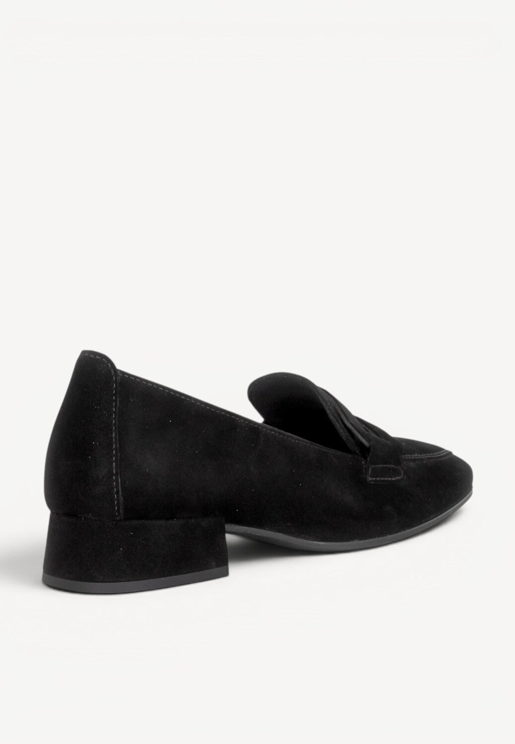 DAMES INSTAPSCHOENEN-Zwart suède