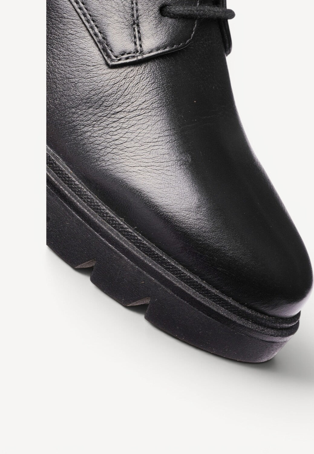 DAMES BOOTS+KORT LAARS-Zwart leer