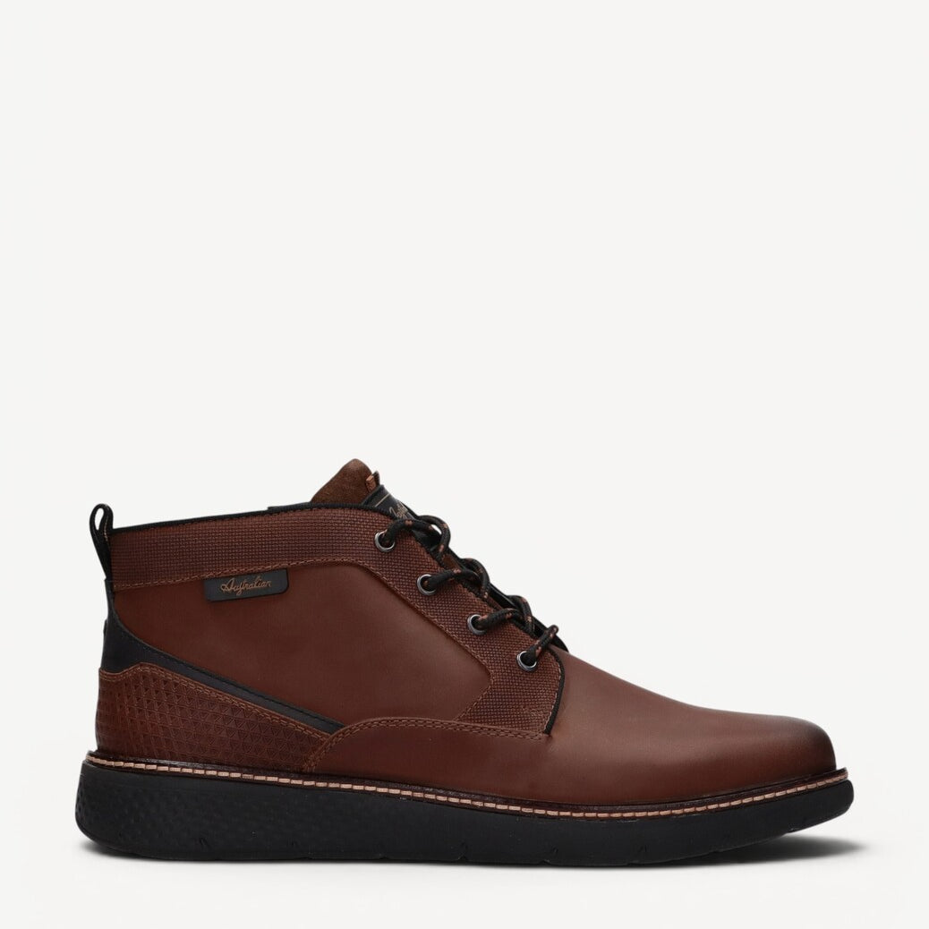 Heren boots-Bruin leer