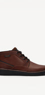 Heren boots-Bruin leer