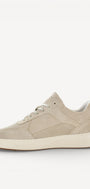Heren veterschoenen-Beige suède/nubuck