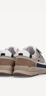 Heren veterschoenen-Blauw combi kleur
