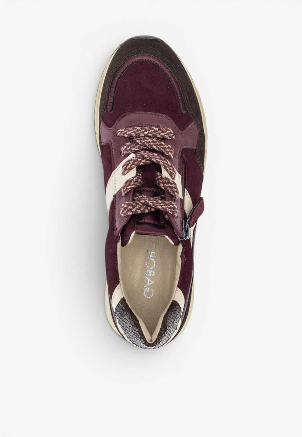 DAMES SPORTIEVE VETERSCHO-Rood suède/nubuck