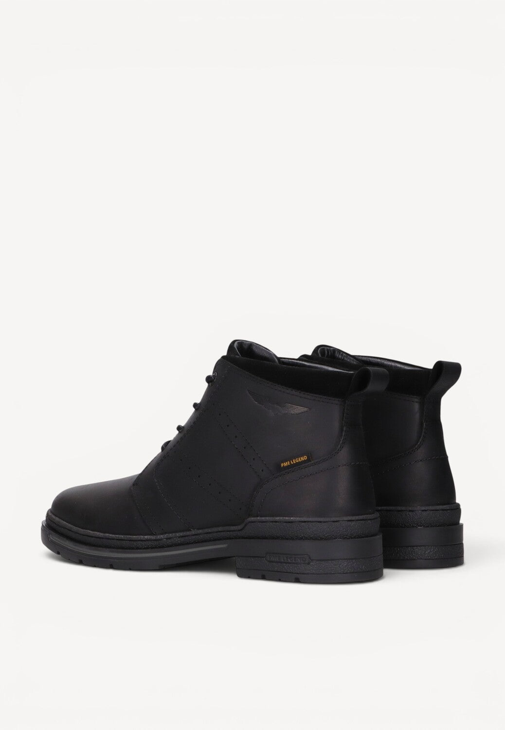 Heren boots-Zwart leer