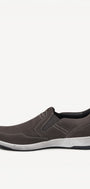 Heren instapper-Beige suède/nubuck
