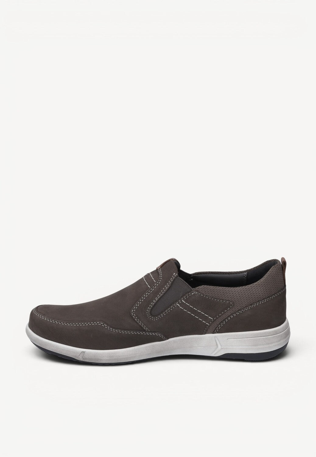 Heren instapper-Beige suède/nubuck