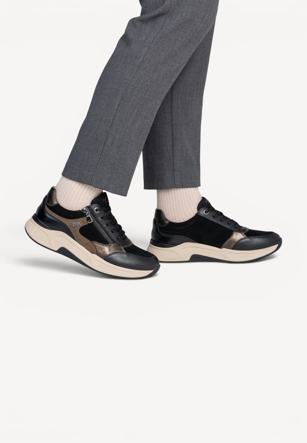 DAMES SPORTIEVE VETERSCHO-Zwart combi kleur