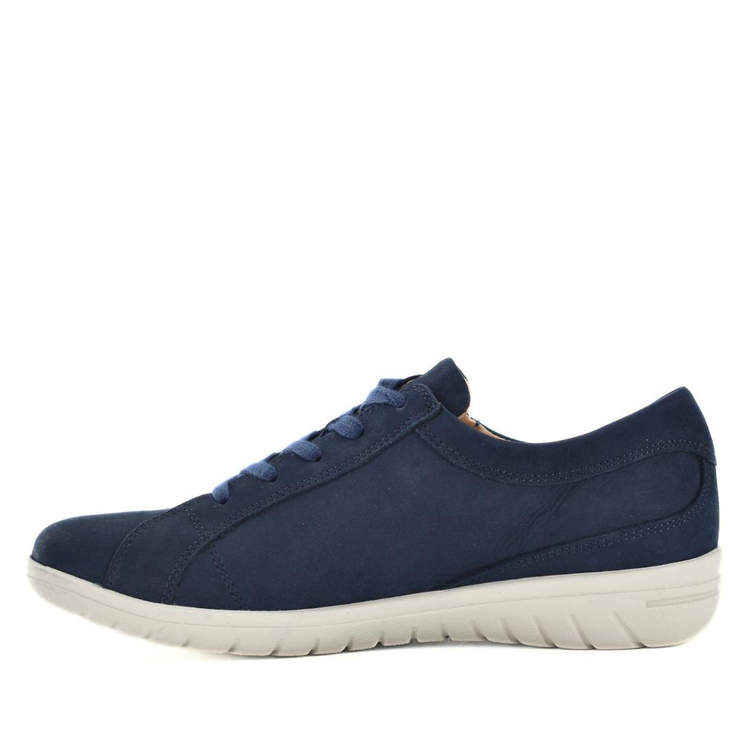 DAMES SPORTIEVE VETERSCHO-Blauw suède/nubuck