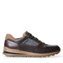Heren veterschoenen-Bruin combi kleur