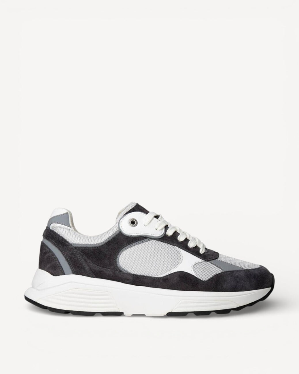 Heren veterschoenen-Blauw combi kleur