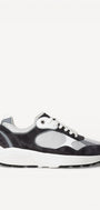 Heren veterschoenen-Blauw combi kleur