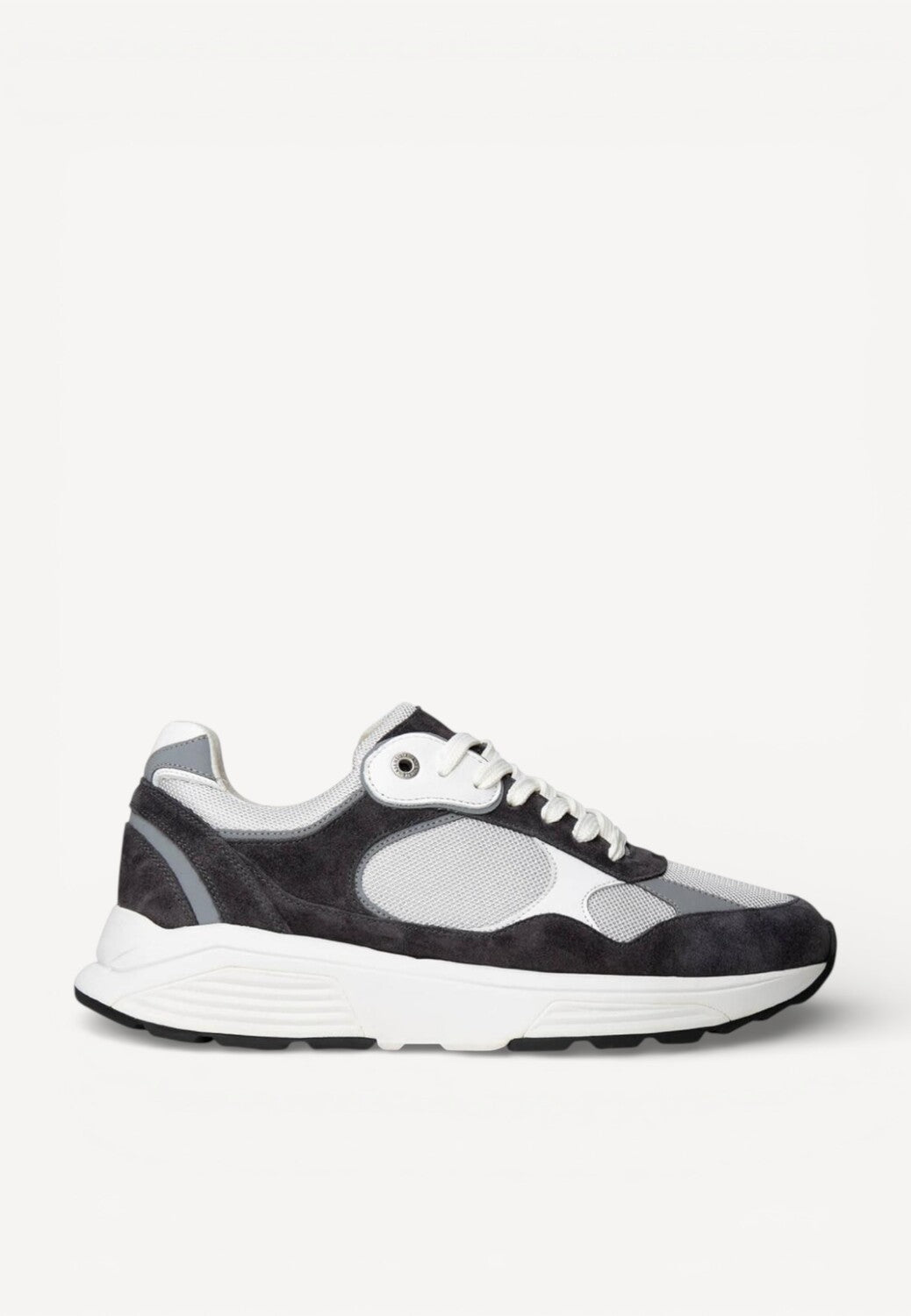 Heren veterschoenen-Blauw combi kleur