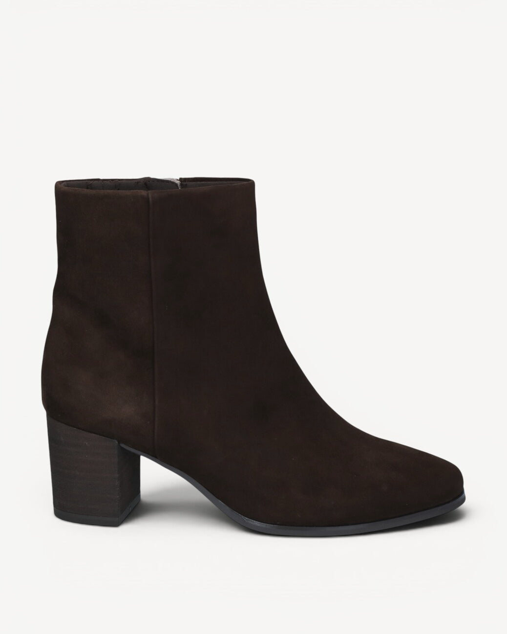 DAMES BOOTS+KORT LAARS-Bruin suède