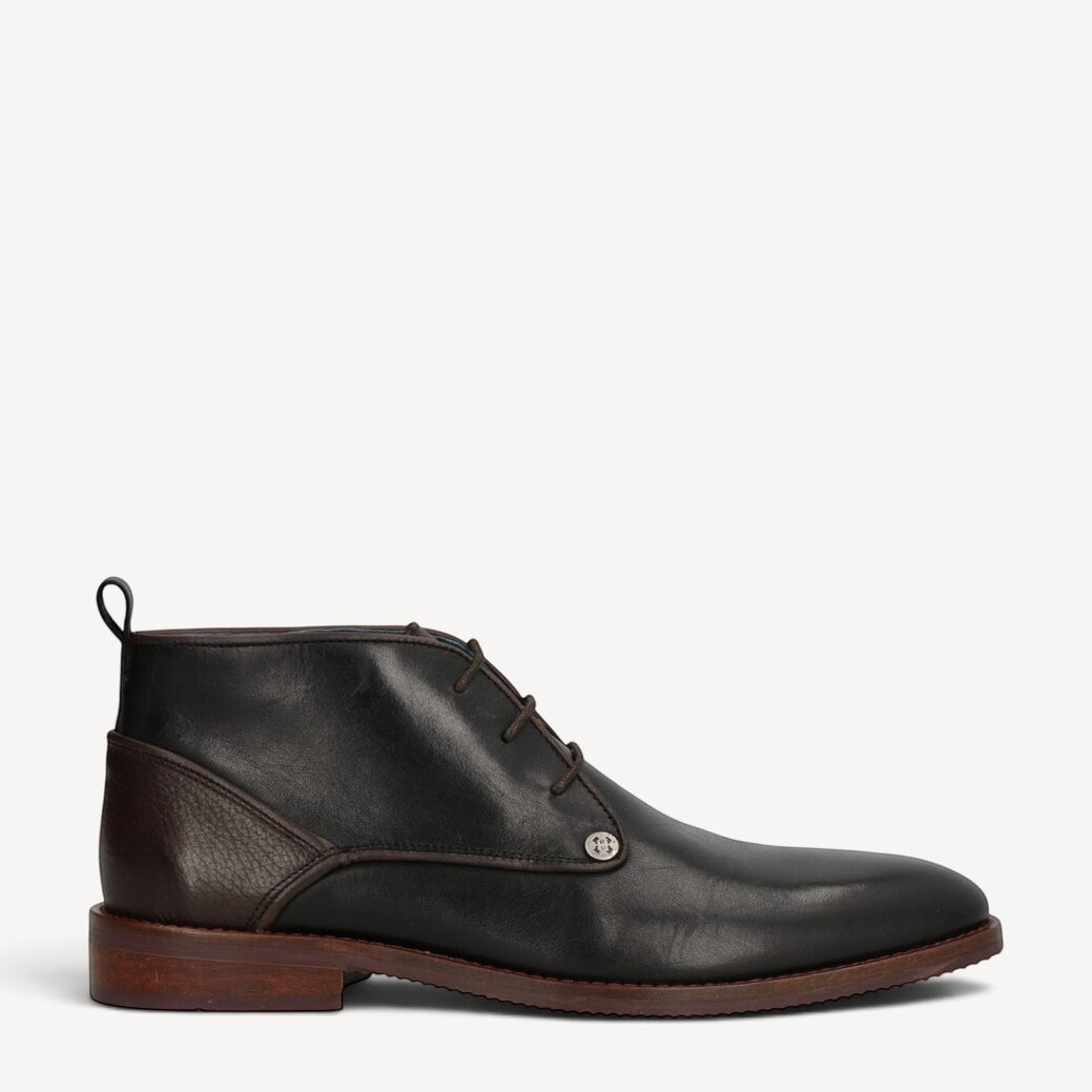Heren boots-Zwart leer