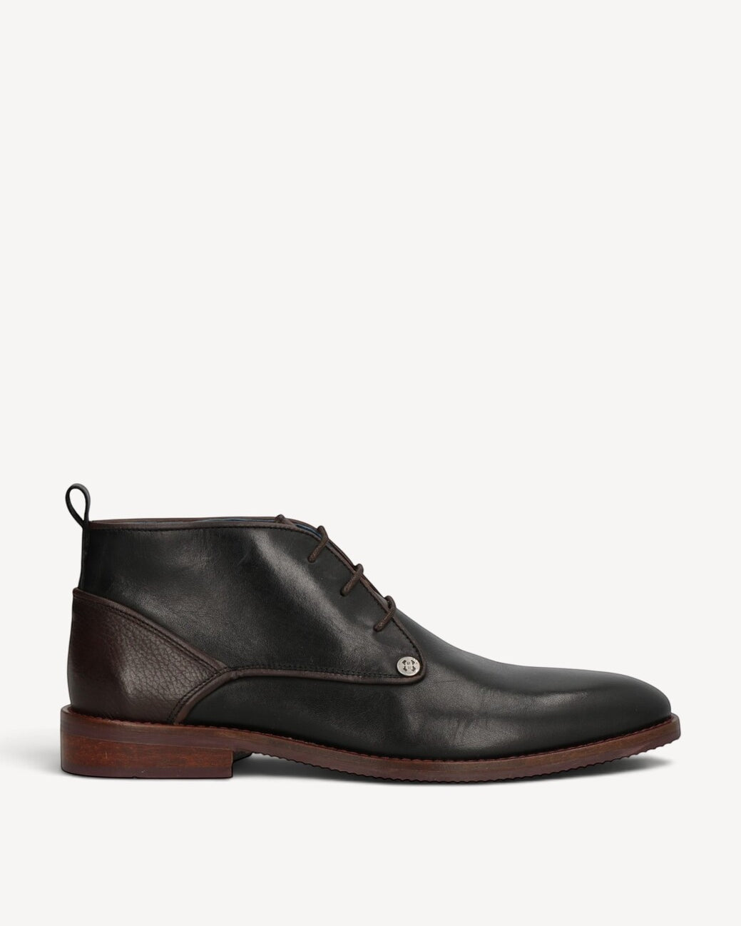Heren boots-Zwart leer