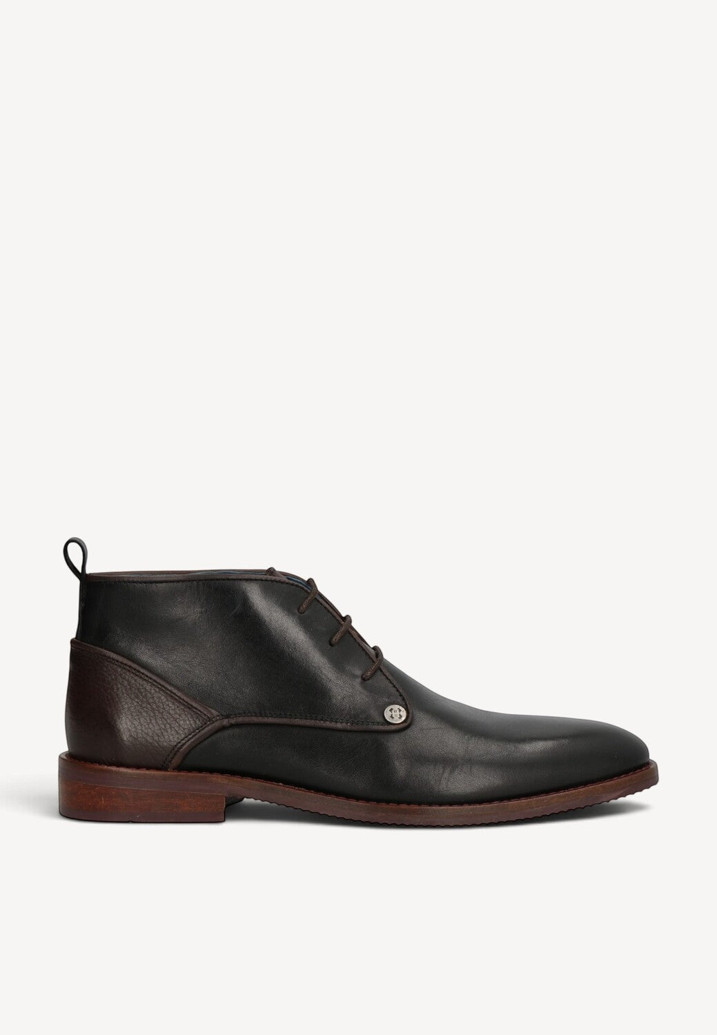 Heren boots-Zwart leer