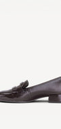 DAMES INSTAPSCHOENEN-Bruin lak