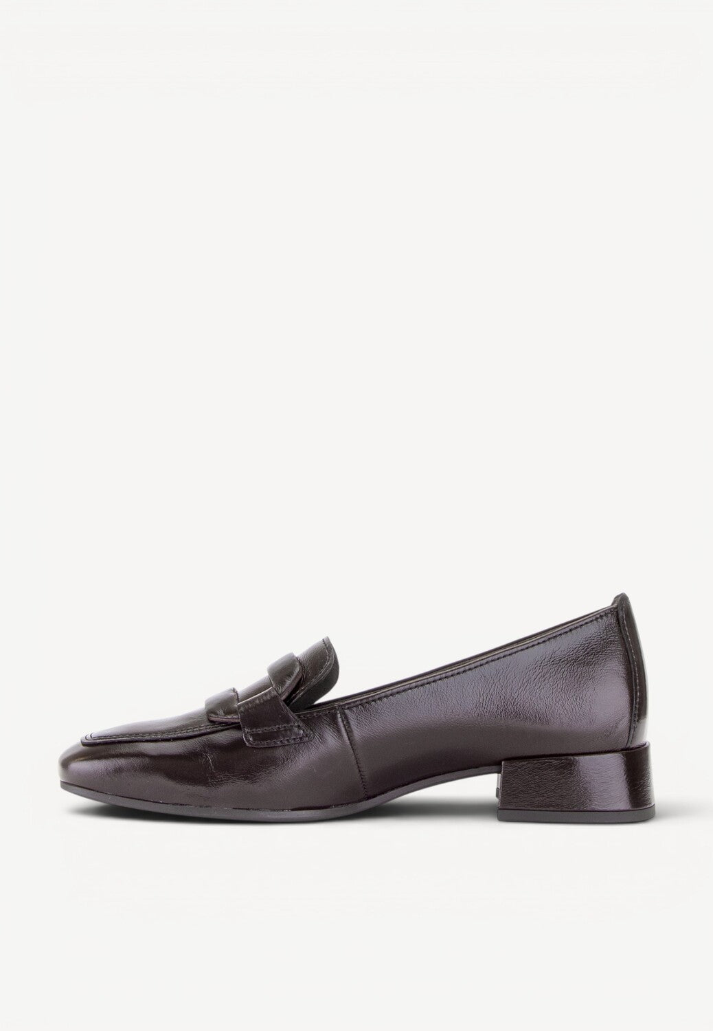 DAMES INSTAPSCHOENEN-Bruin lak