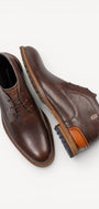 Heren boots-Bruin leer