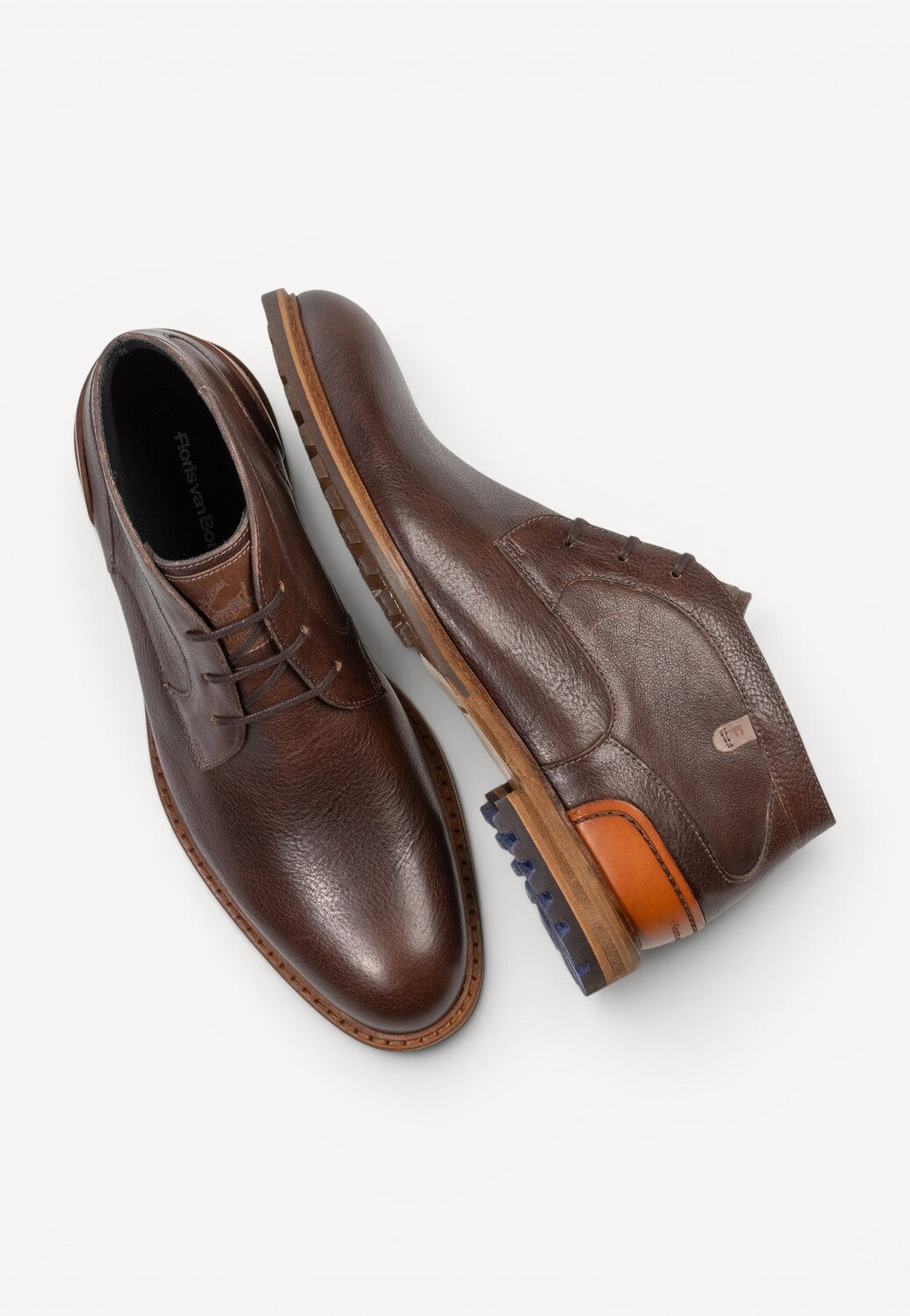 Heren boots-Bruin leer
