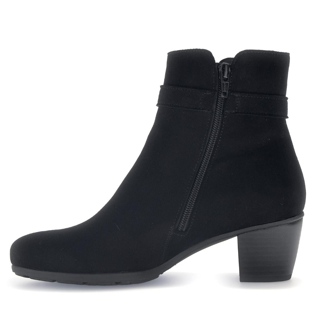 DAMES BOOTS+KORT LAARS-Zwart suède