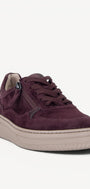 DAMES SPORTIEVE VETERSCHO-Rood suède/nubuck